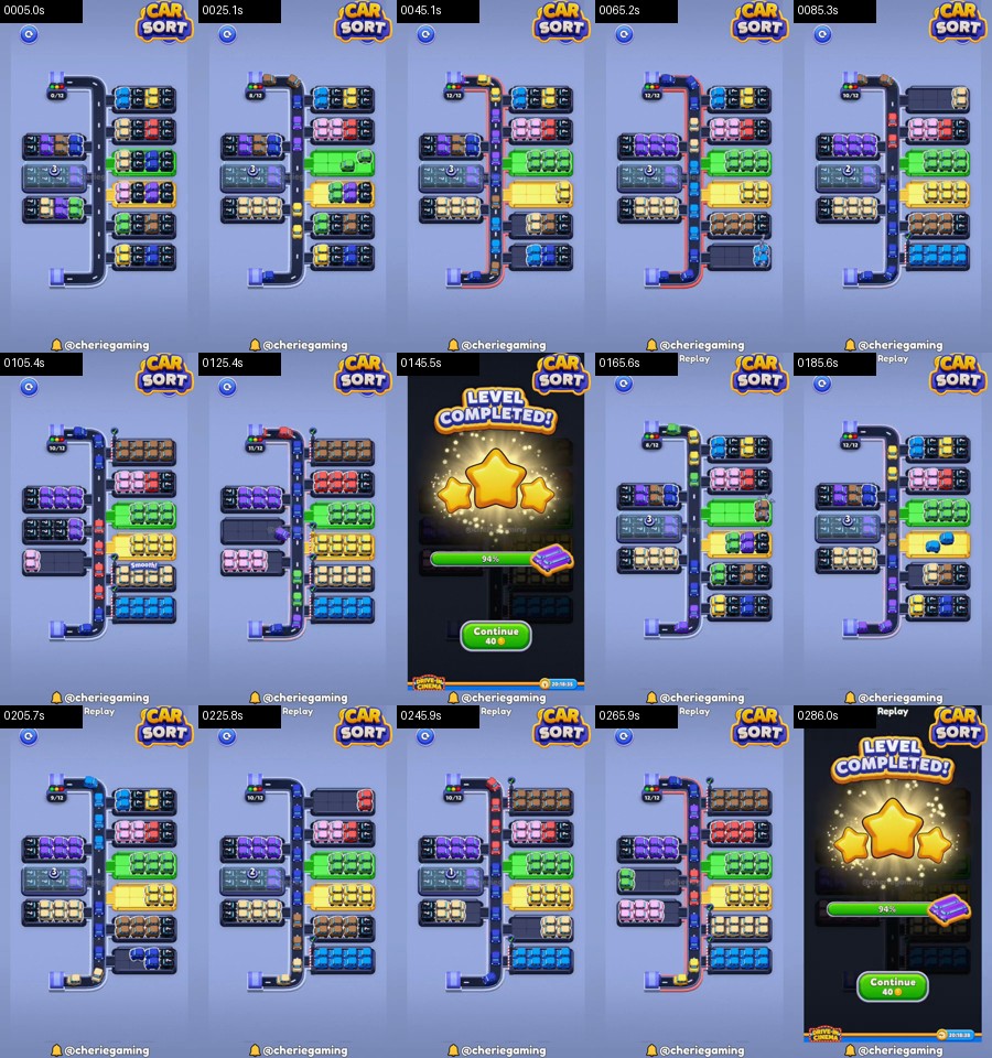 Car Sort: Color Puzzle Level 347 route reference