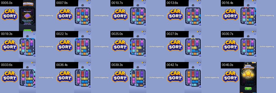Car Sort: Color Puzzle Level 351 route reference