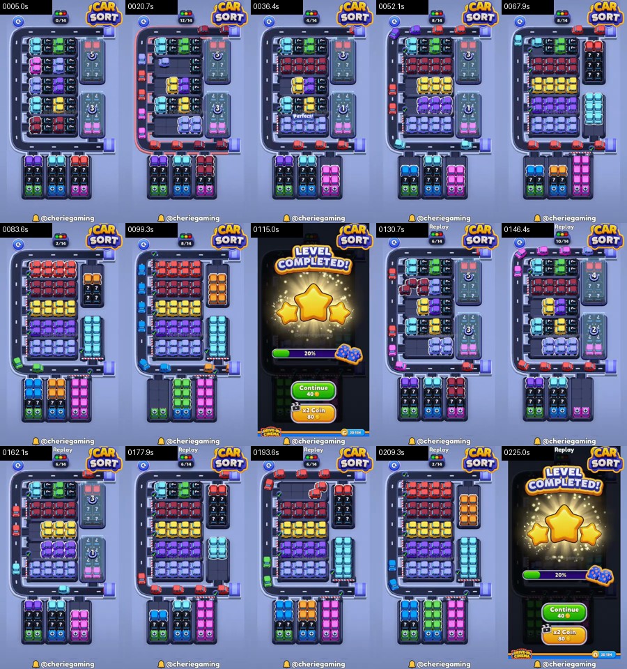 Car Sort: Color Puzzle Level 361 route reference