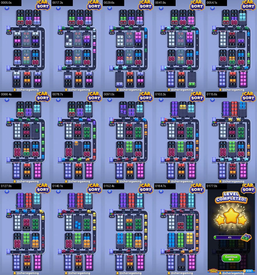 Car Sort: Color Puzzle Level 403 route reference