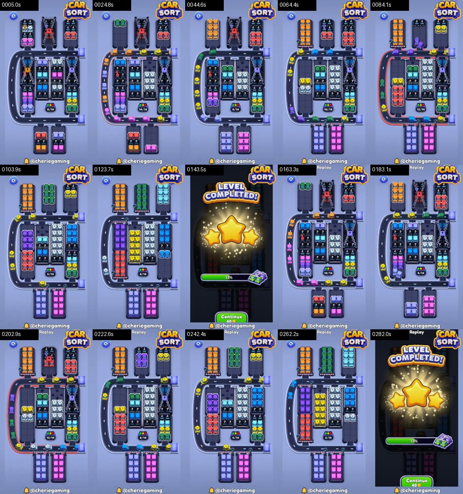 Car Sort: Color Puzzle Level 426 route reference