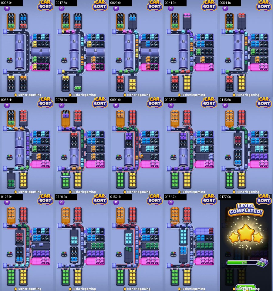 Car Sort: Color Puzzle Level 429 route reference