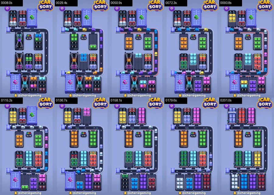 Car Sort: Color Puzzle Level 469 route reference