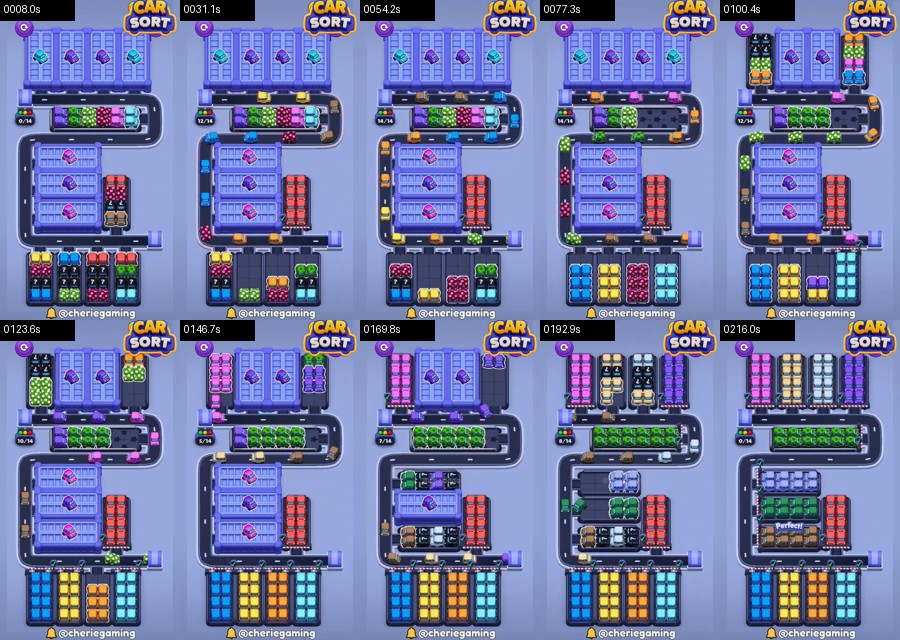 Car Sort: Color Puzzle Level 479 route reference