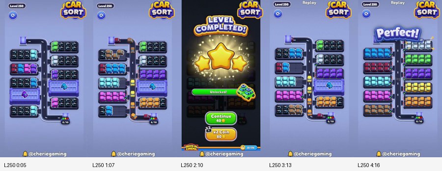 Level 250 board preview